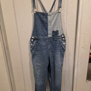 Guess Women's Blue Denim Overalls